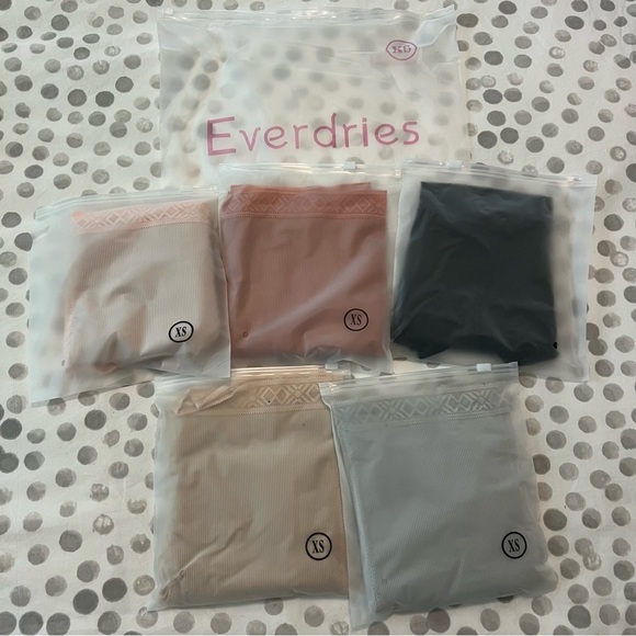 NWT Everdries Assorted Hipster Leakproof Underwear Heavy Flow Set of 15 Size XS - Picture 2 of 8
